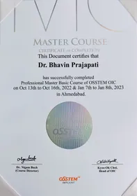 Award certificate