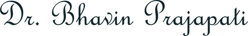 Dr Bhavin Prajapati signature